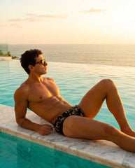 Patterned Swim brief 6 cm side - Aberbeach