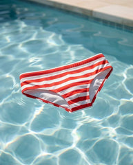 Red Stripe Swim Brief 6 cm side - Aberbeach