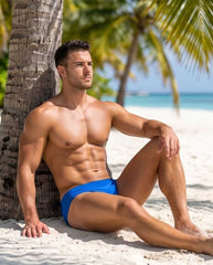 Royal Blue Swim briefs 06 cm side - Aberbeach