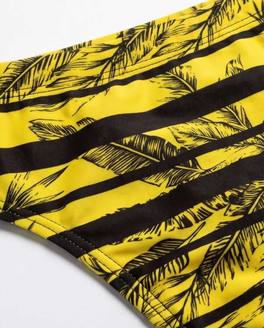Stripe Low Rise Swim Briefs 10 cm side - Aberbeach