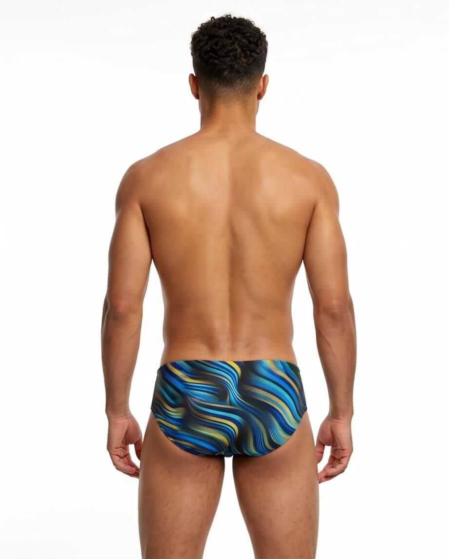 Tie Dye Low Rise swim brief 10 cm - Aberbeach