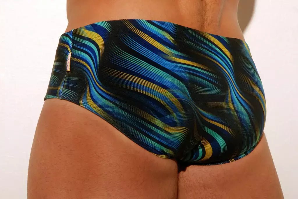 Tie Dye Low Rise swim brief 10 cm - Aberbeach