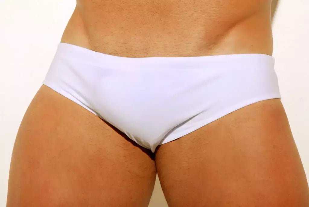 White Swim Briefs 6 CM Side - Aberbeach